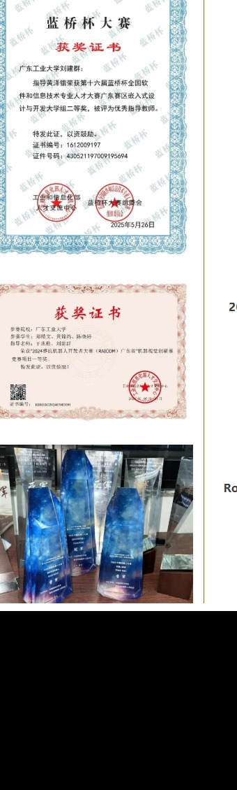 省级奖项证书合集